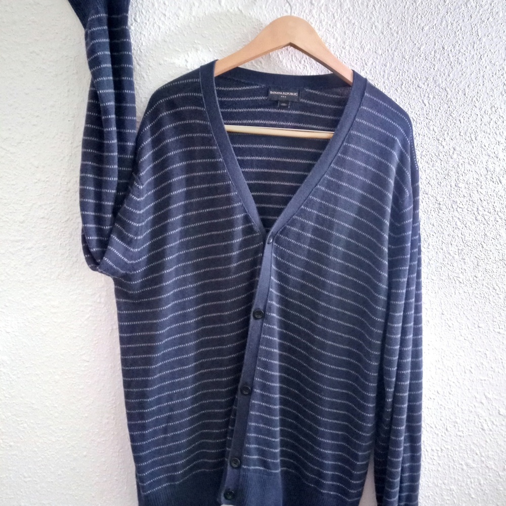 Banana Republic Dark Blue Cardigan